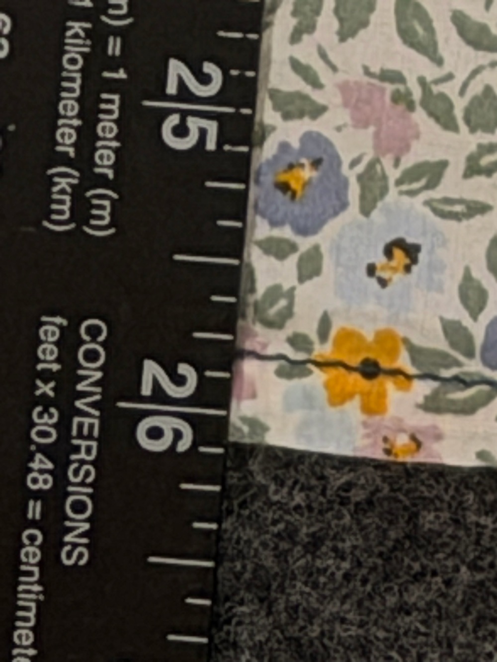 American Eagle Outfitters Floral Patchwork Blouse - Pink & Blue - Picture 5 of 6